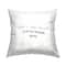 Stupell Industries You're Home Now Relaxing Minimal Typography Phrase Throw Pillow, 18" x 18"